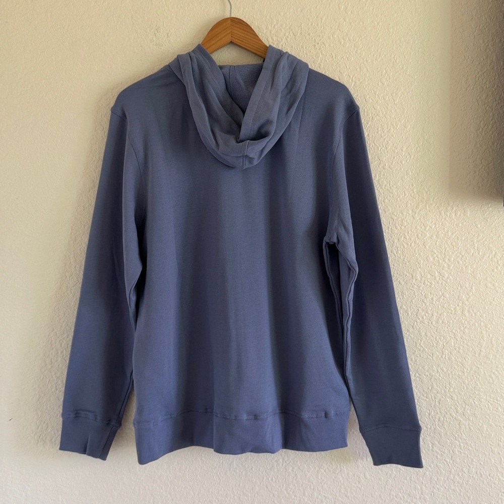 Pact Cloud Brushed Fleece Zip Hoodie Blue Ice size XL - Picture 4 of 6